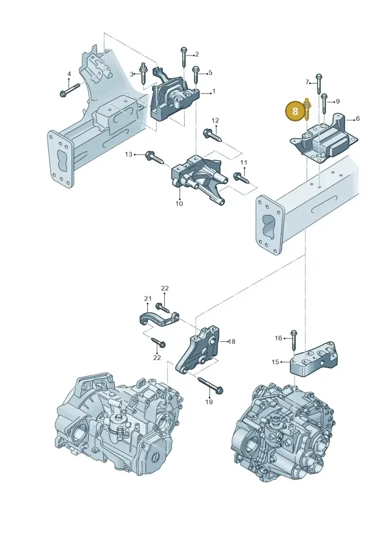 N10770701 — SEAT Ateca Style (2016-) diagram 746199600, position 8