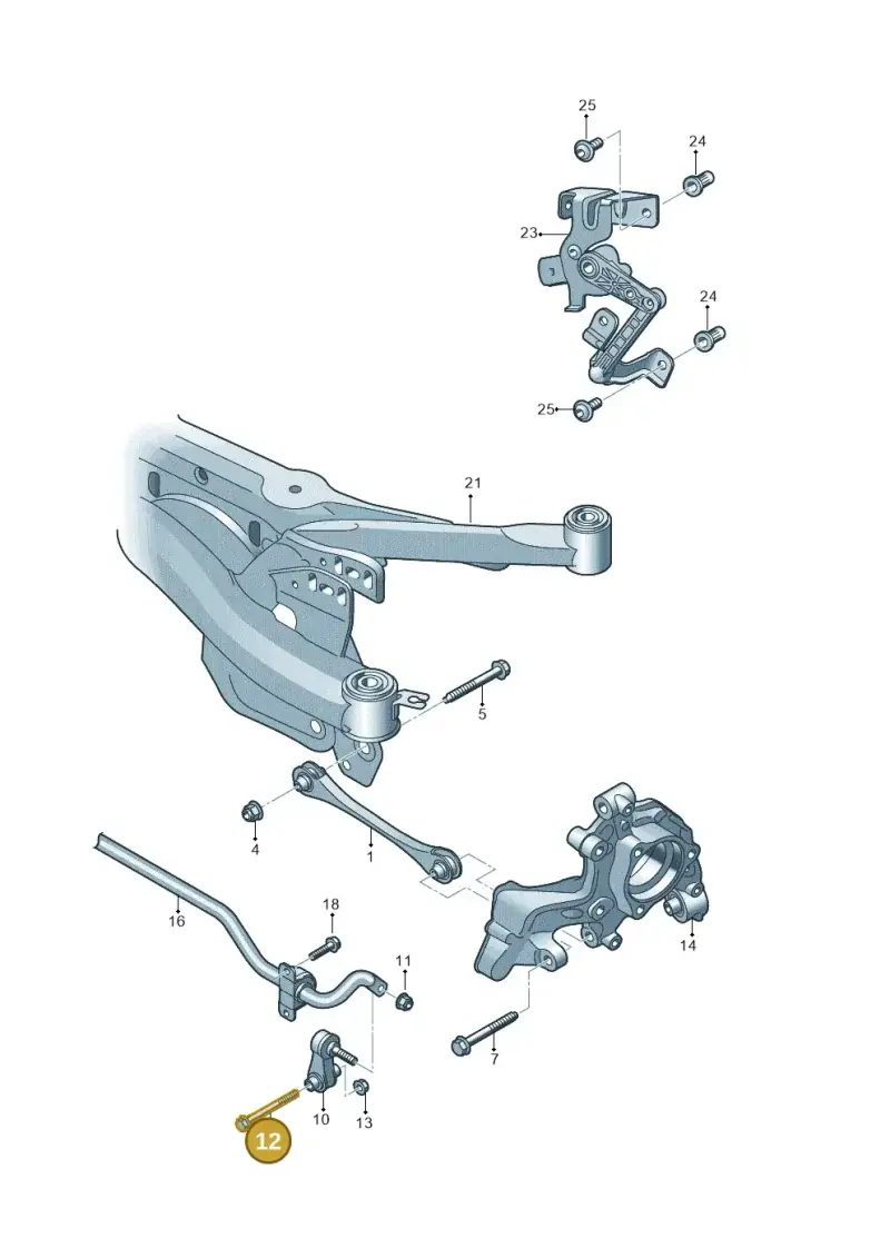 N10776501 — SEAT Formentor TSI CUPRA (2020-) diagram 746501300, position 12