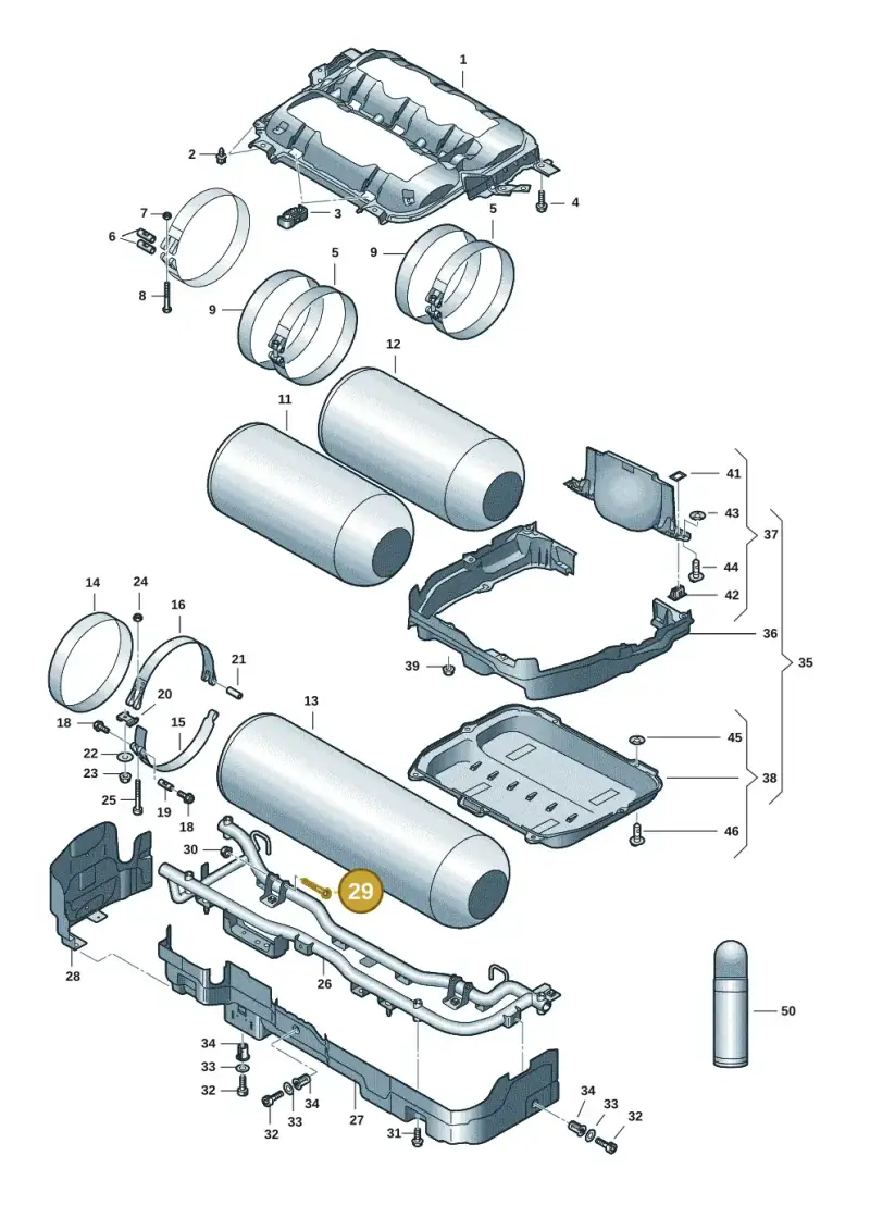 N10853201 — SEAT Leon style (2019-) diagram 5h0201010, position 29