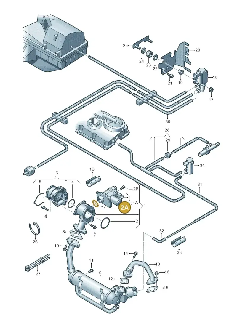 N90062702 — SEAT Leon Stylance (2010-2012) diagram 420131700, position 2A