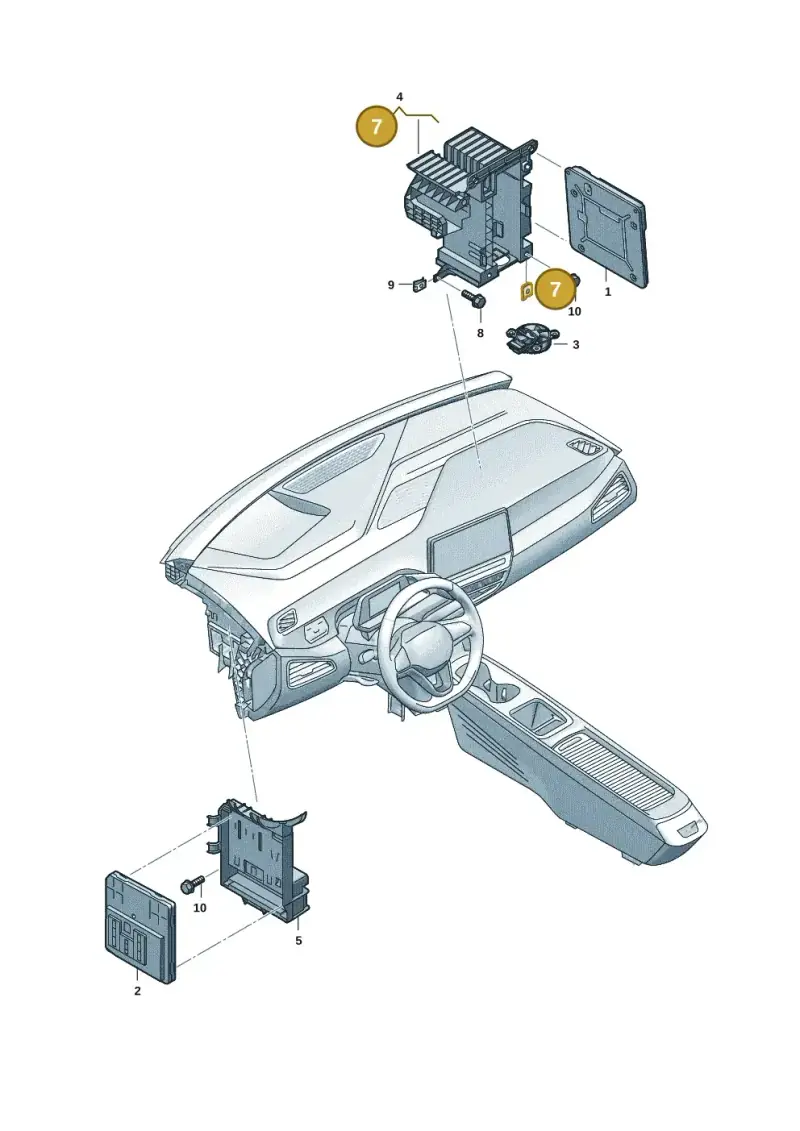 N90168604 — SEAT Tavascan Cupra (2023-) diagram 10a937050, position 7