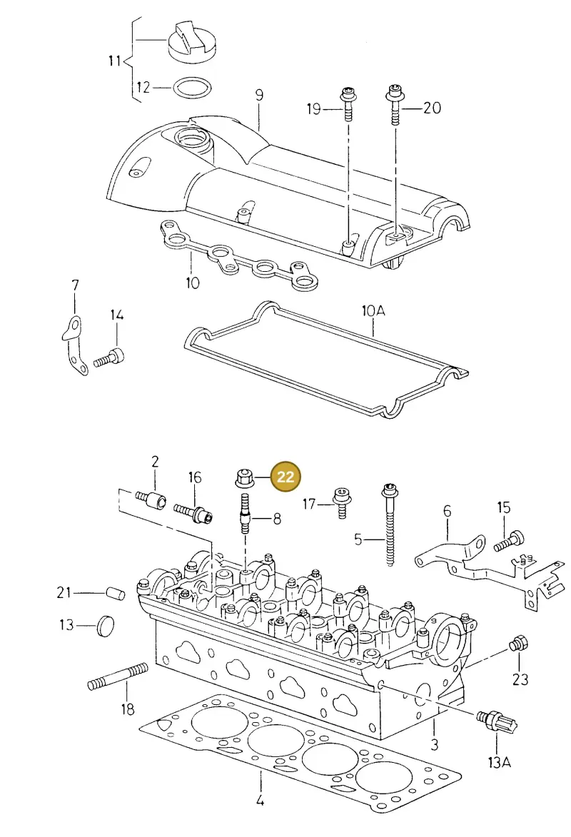 N90279001 — SEAT CORDOBA/VARIO (1999-2002) diagram 238103400, position 22