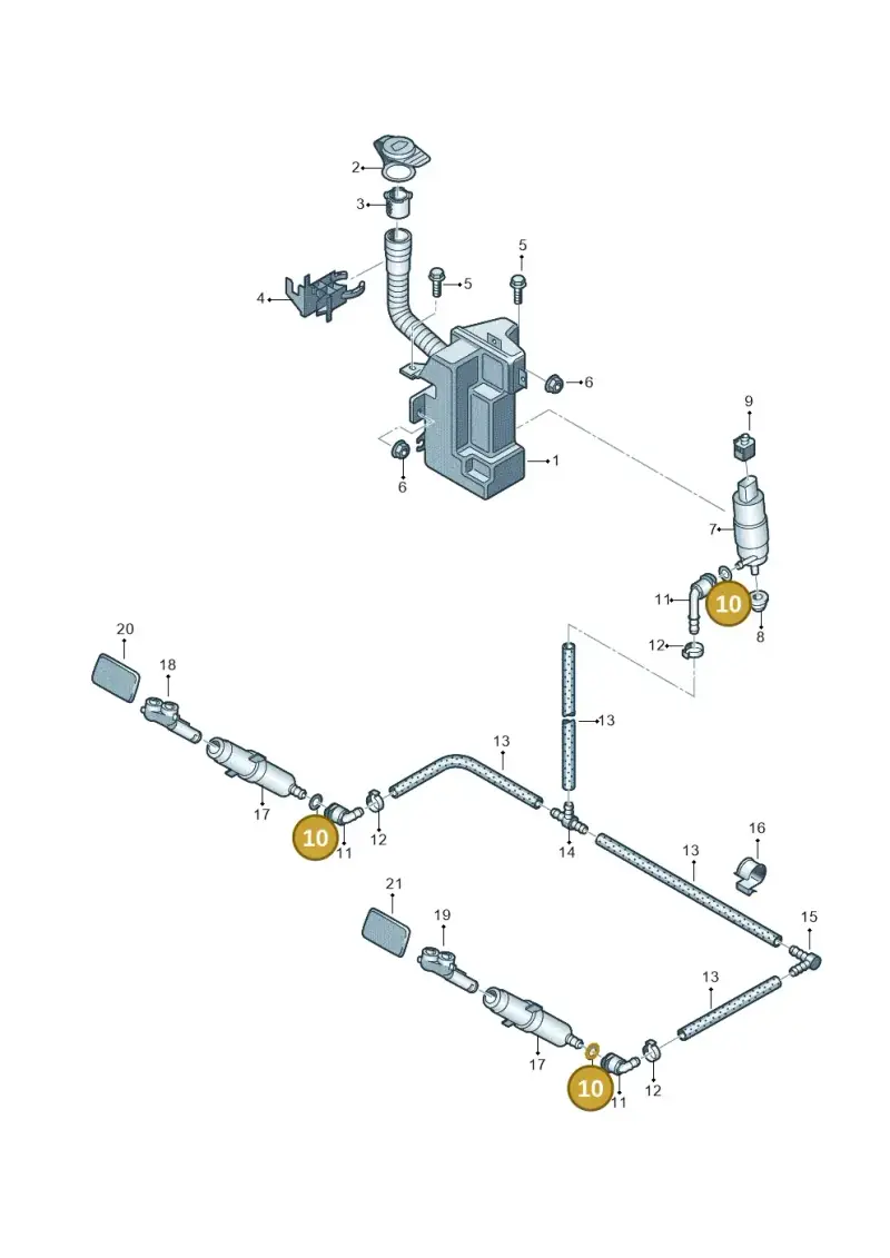 N90303801 — SEAT Alhambra Stylance (2015-2022) diagram 689955300, position 10