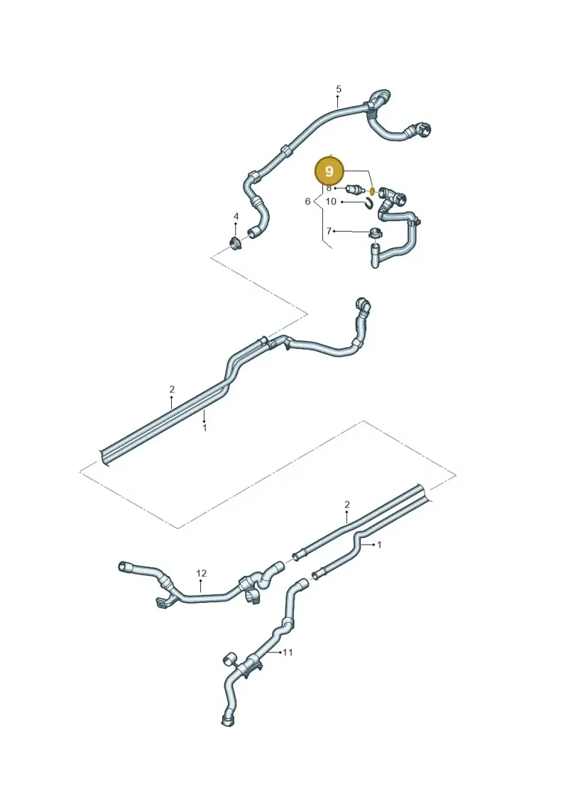 N90316801 — SEAT Tavascan Cupra (2023-) diagram 10a121220, position 9