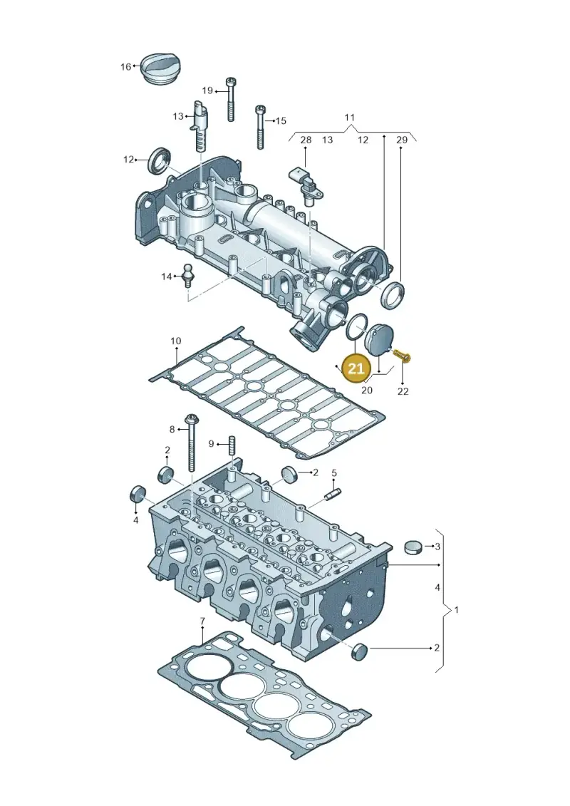 N90344501 — SEAT Formentor TSI CUPRA (2020-) diagram 837103410, position 21