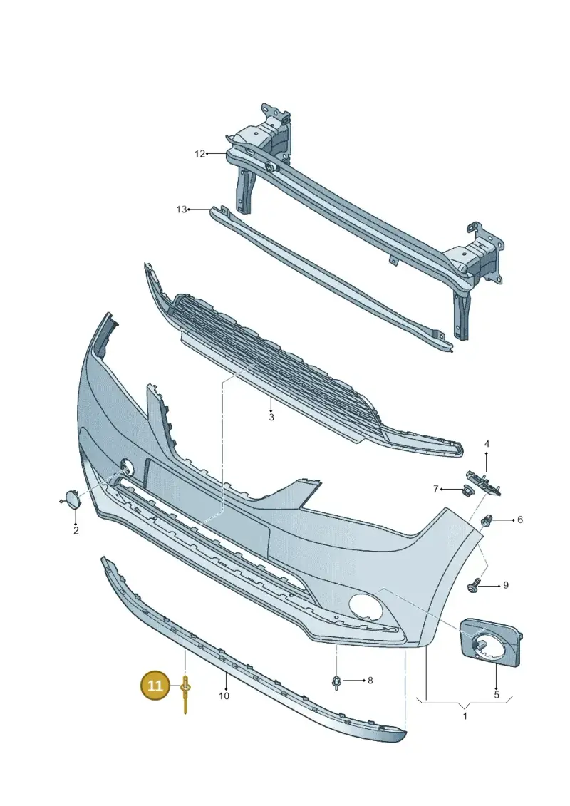 N90346302 — SEAT Mii electric (2020-2021) diagram 735807000, position 11