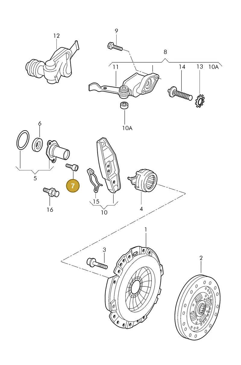 N90355404 — SEAT 6K0 platform diagram 303141050, position 7