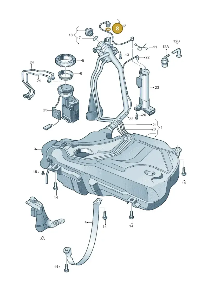 N90359601 — SEAT Ibiza Stylance (2015-) diagram 672201050, position 8