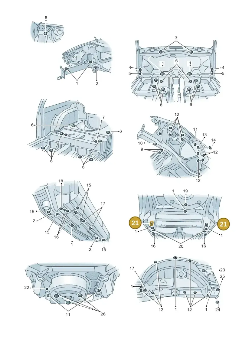 N90402801 — SEAT TOLEDO/LEON/LEON-4 (2001-2006) diagram 194803350, position 21
