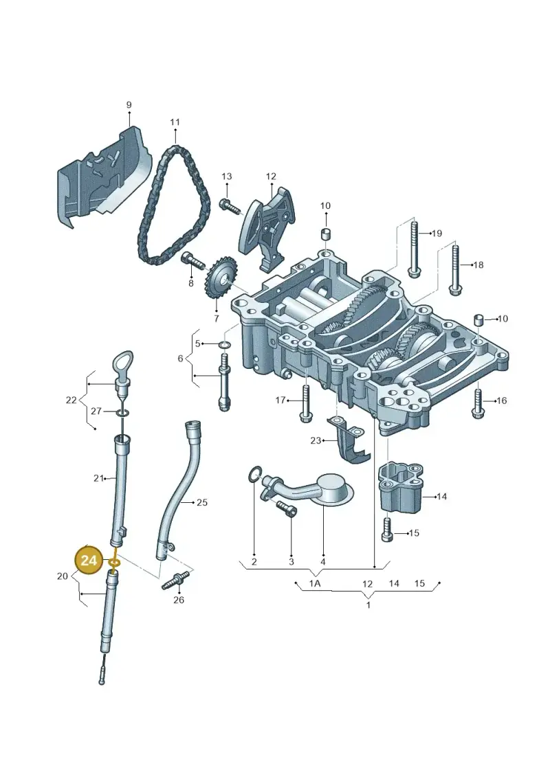 N90421101 — SEAT Leon Stylance (2010-2012) diagram 420115200, position 24