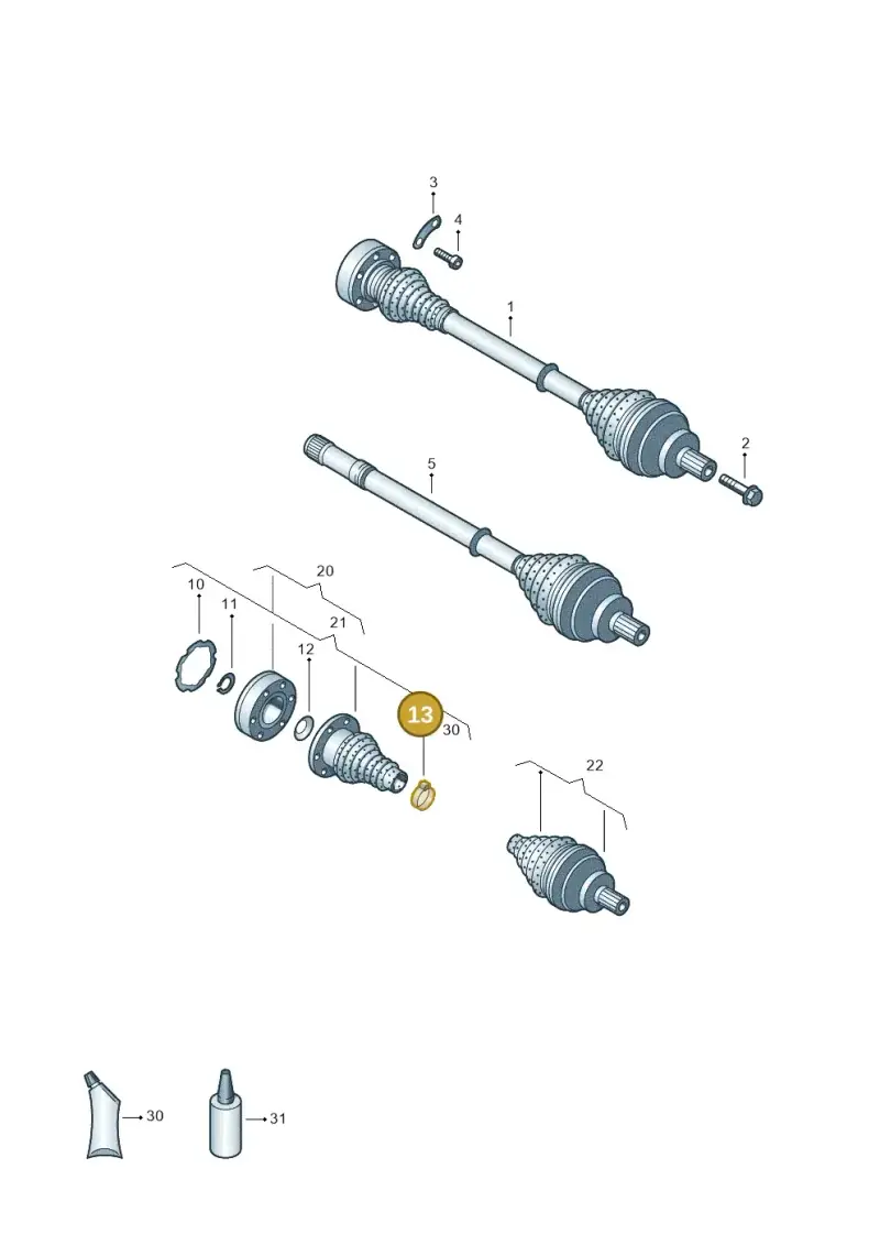 N90442501 — SEAT Alhambra Stylance (2015-2022) diagram 689501100, position 13