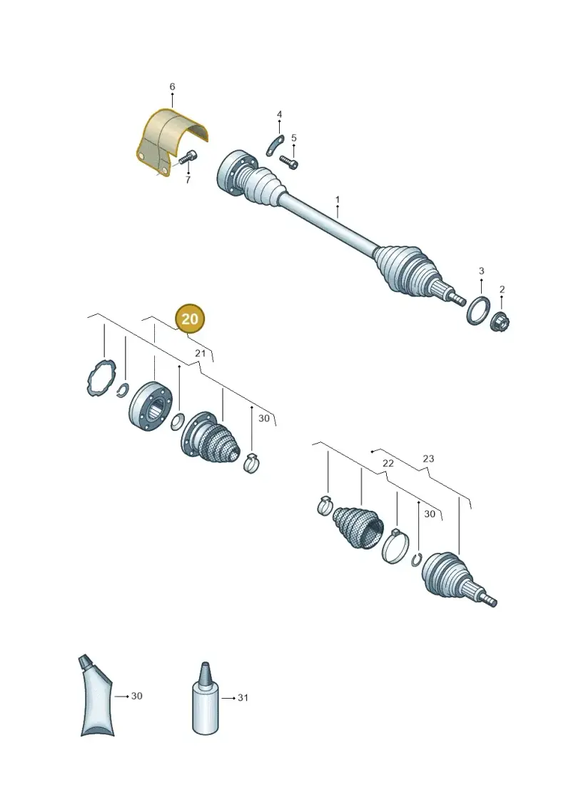 N90442501 — SEAT Arona FR (2017-) diagram 837407320, position 20