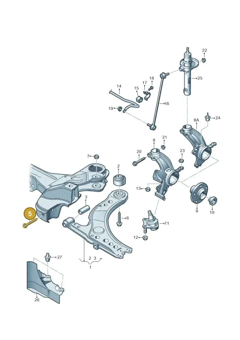 N90484004 — SEAT Toledo Reference (2015-2019) diagram 657407000, position 5