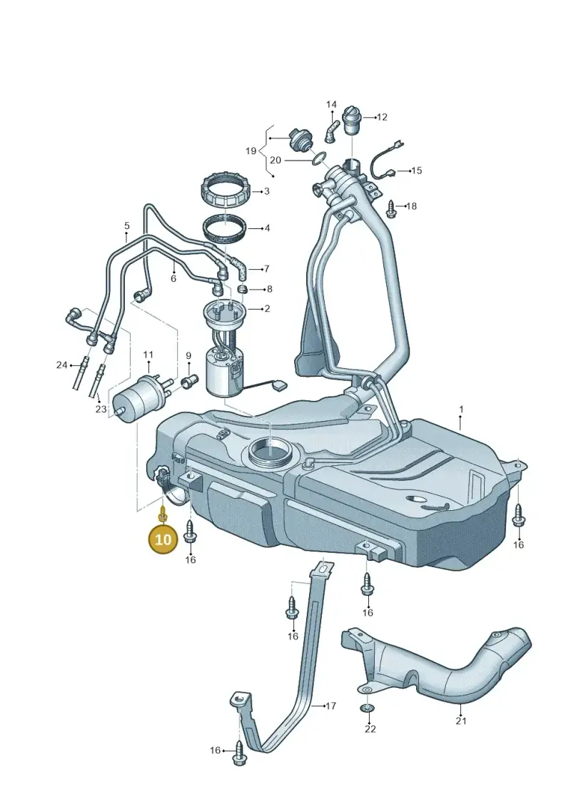 N90496802 — SEAT Ibiza Stylance (2015-) diagram 672201100, position 10