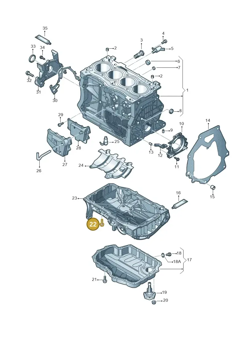 N90500605 — SEAT Leon style (2019-) diagram 747103120, position 22