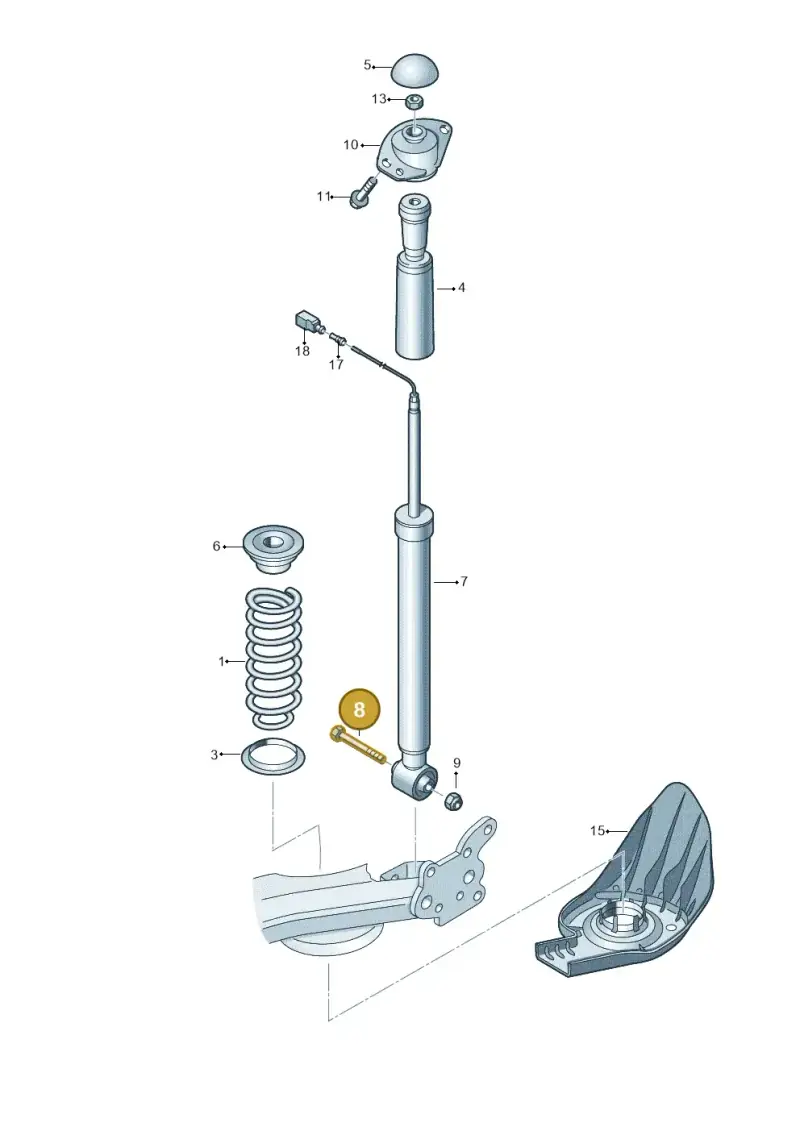 N90517304 — SEAT Ibiza Stylance (2015-) diagram 773511100, position 8