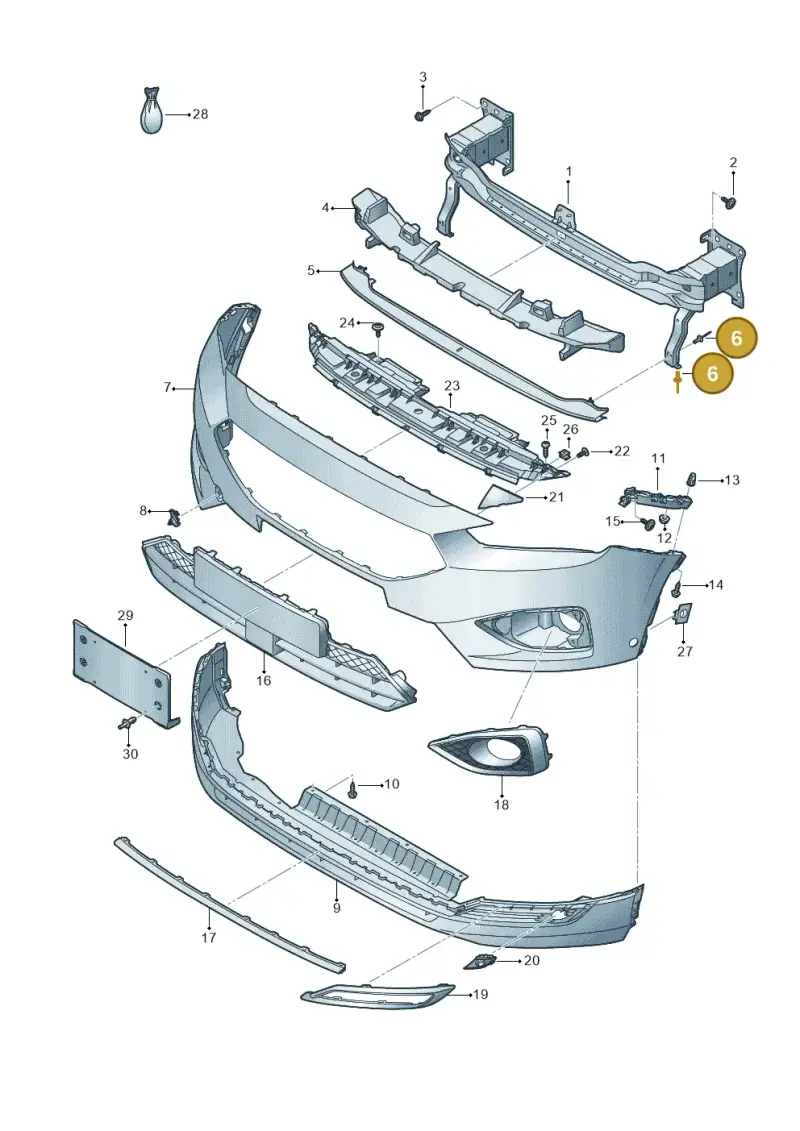 N90528204 — SEAT Tarraco FR (2018-2024) diagram 591807000, position 6