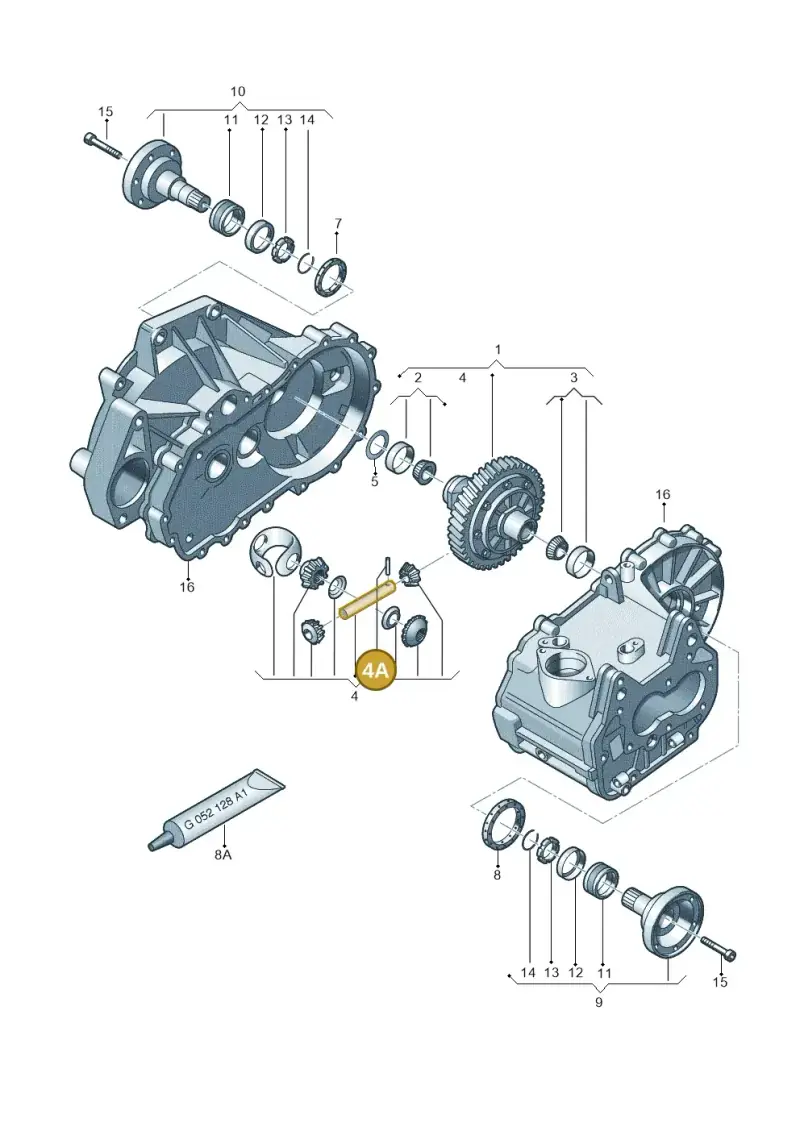 N90548701 — SEAT Altea XL Reference (2010-2013) diagram 409409220, position 4A