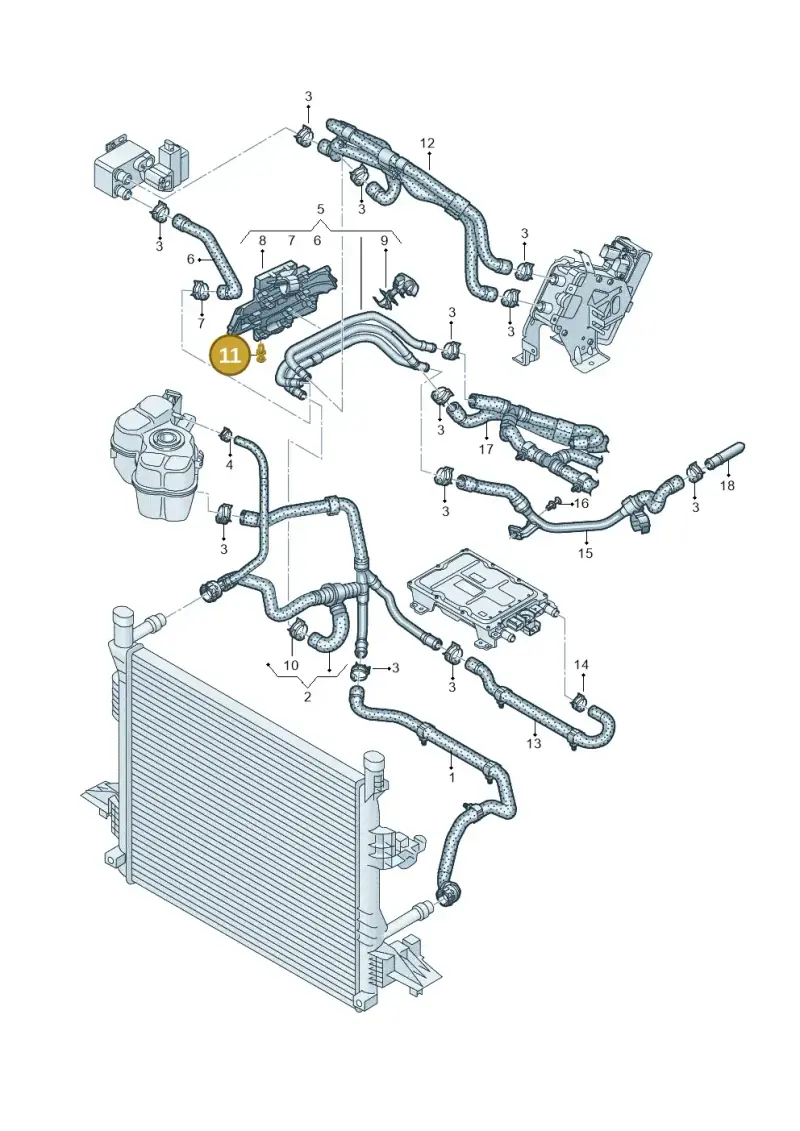N90558401 — SEAT Tavascan Cupra (2023-) diagram 10a121200, position 11