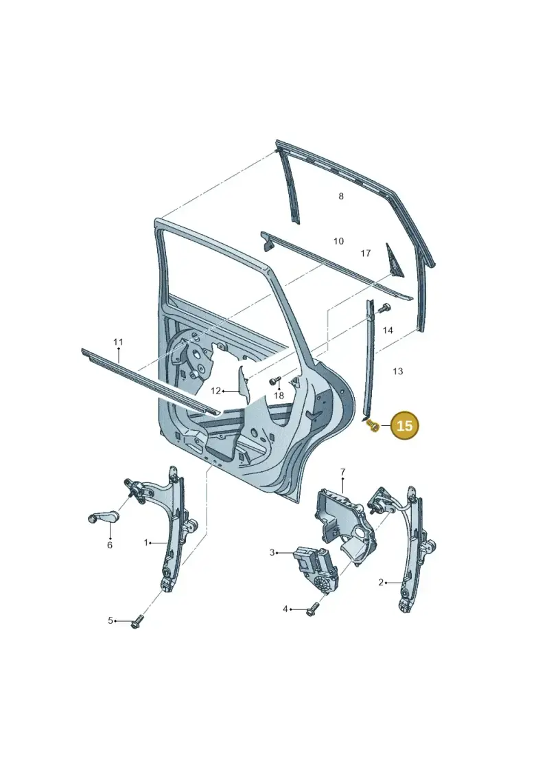 N90598804 — SEAT Leon Stylance (2010-2012) diagram 418839600, position 15