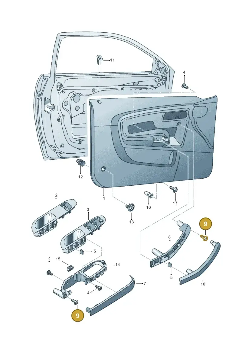 N90611102 — SEAT IBIZA                  06> (2005-) diagram 254867000, position 9
