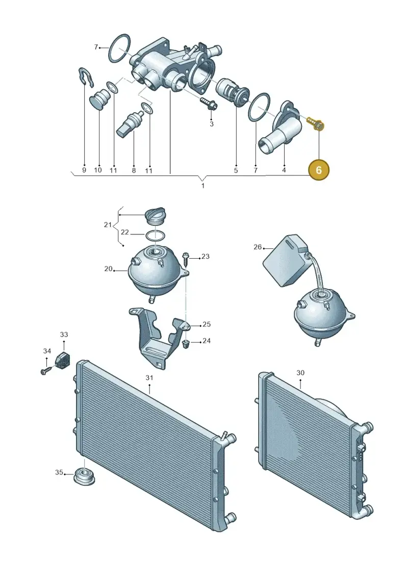 N90629803 — SEAT Ibiza Reference (2012-2012) diagram 672121820, position 6