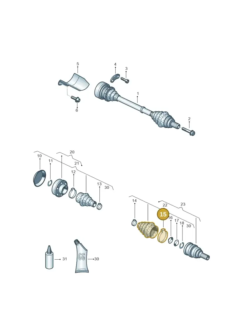 N90630701 — SEAT Leon ST Stylance (2016-2020) diagram 459407340, position 15