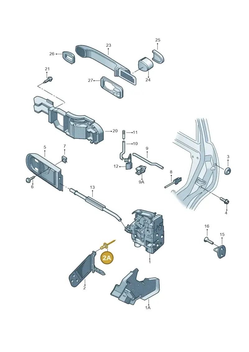 N90634901 — SEAT IBIZA                  06> (2005-) diagram 266839000, position 2A