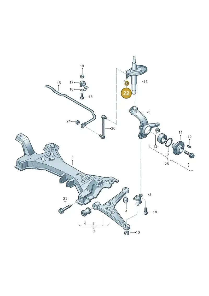 N90639703 — SEAT Alhambra (2006-2010) diagram 244407100, position 22