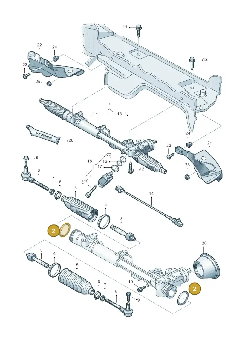 N90654202 — SEAT Exeo ST Reference (2008-2011) diagram 448422100, position 2