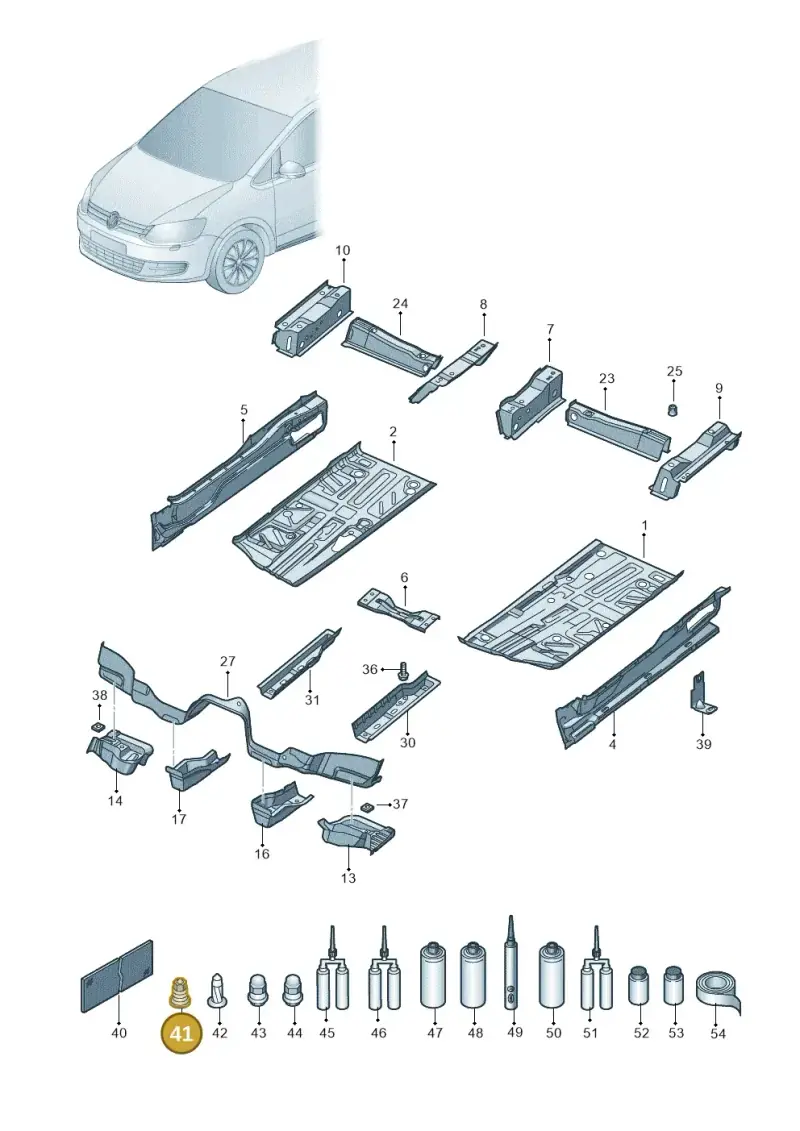 N90654704 — SEAT Alhambra Stylance (2015-2022) diagram 863802000, position 41