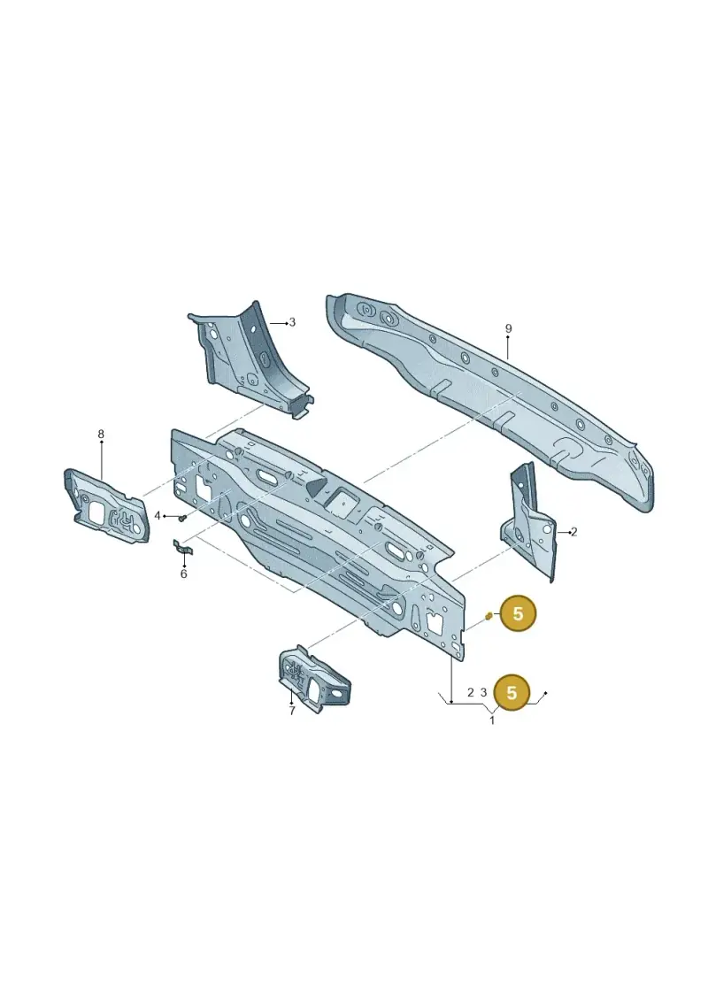 N90654704 — SEAT Ateca Style (2016-) diagram 893813000, position 5