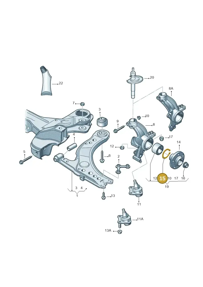 N90663201 — SEAT TOLEDO/LEON/LEON-4 (2001-2006) diagram 266407000, position 15