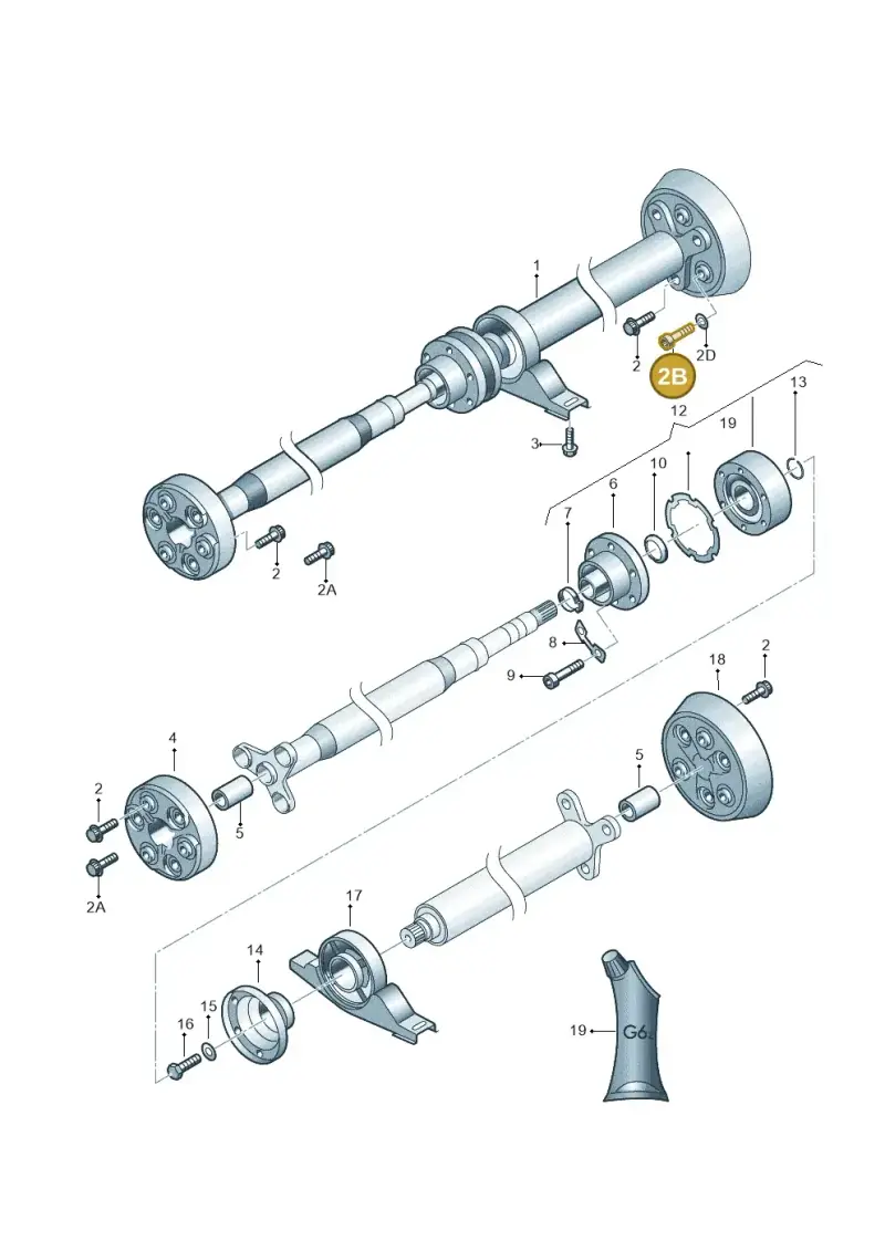 N90668204 — SEAT TOLEDO/LEON/LEON-4 (2001-2006) diagram 194521100, position 2B