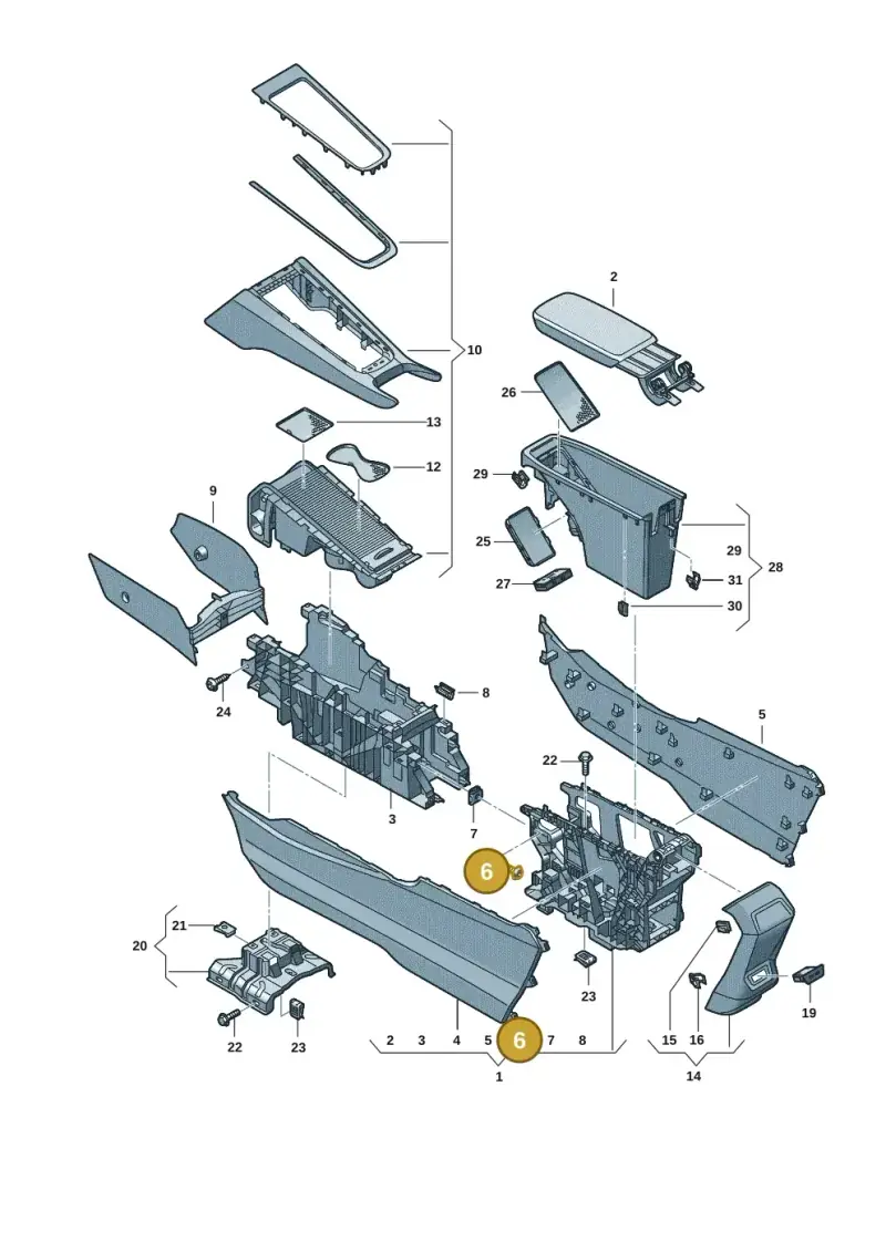N90698601 — SEAT EBoost CUPRA (2021-) diagram 10s863060, position 6