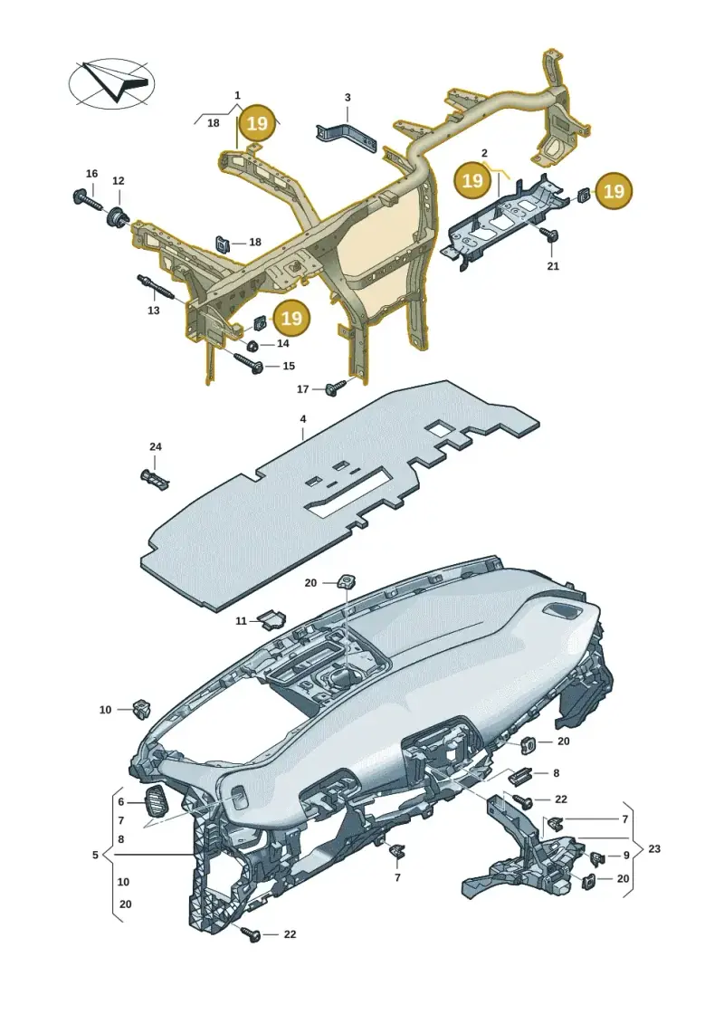 N90698703 — SEAT Tavascan Cupra (2023-) diagram 20h857000, position 19