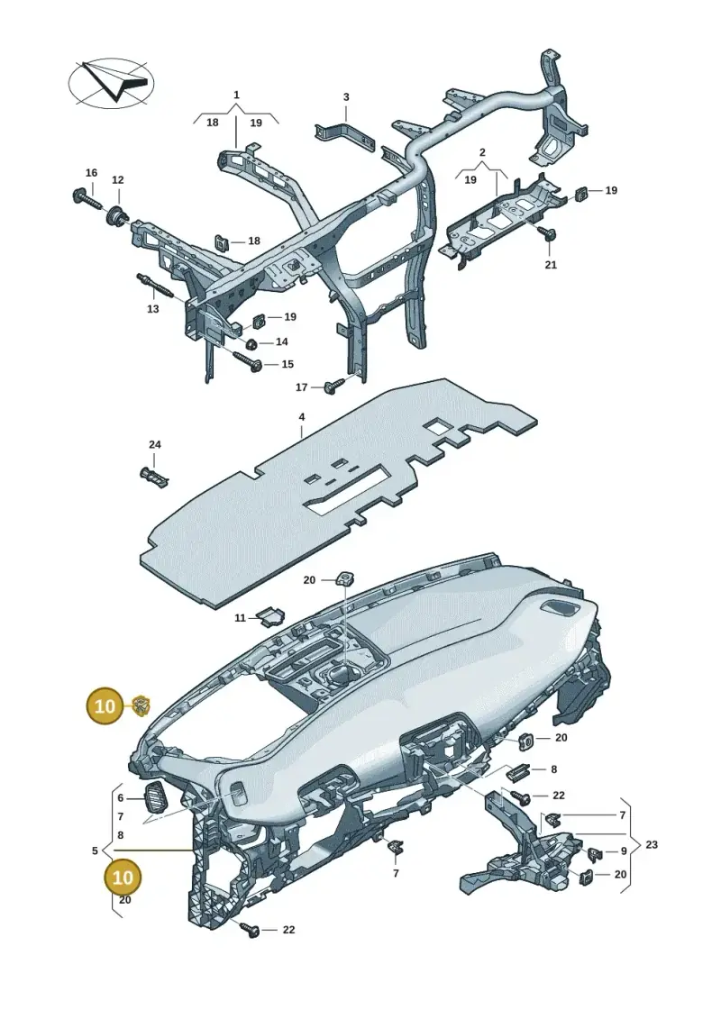 N90698805 — SEAT Tavascan Cupra (2023-) diagram 20h857000, position 10