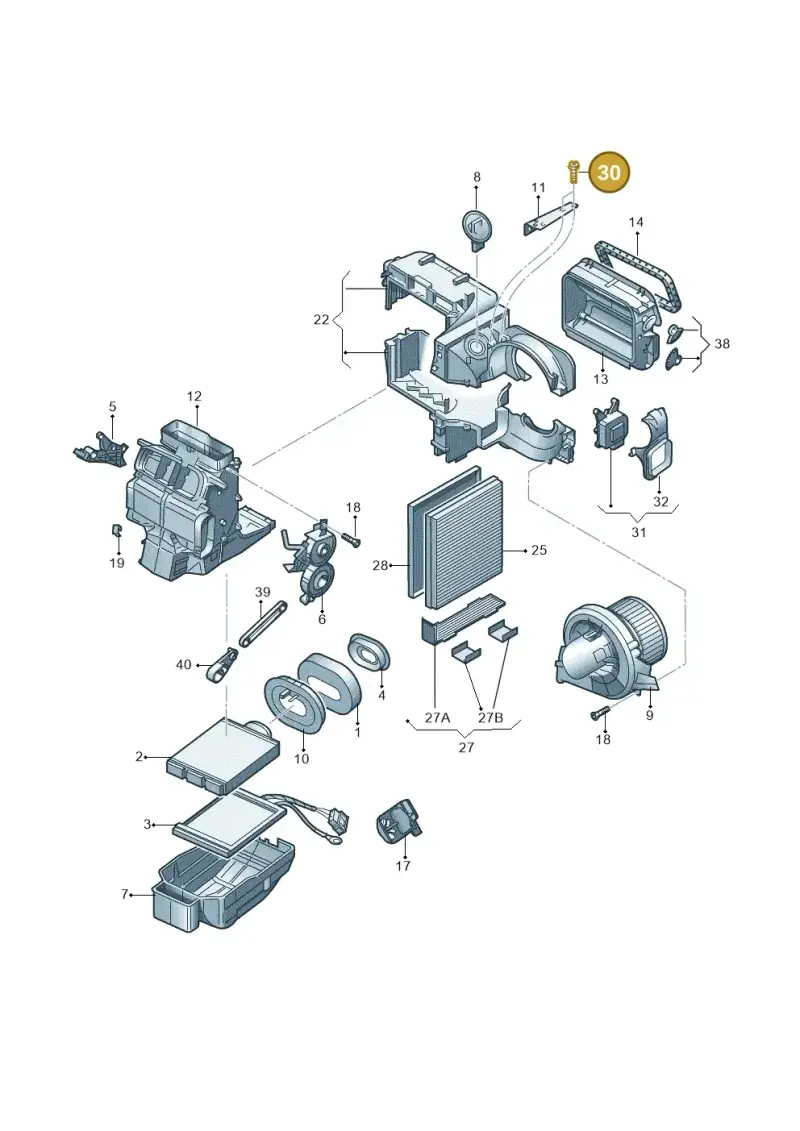 N90729002 — SEAT Toledo Reference (2015-2019) diagram 253819250, position 30