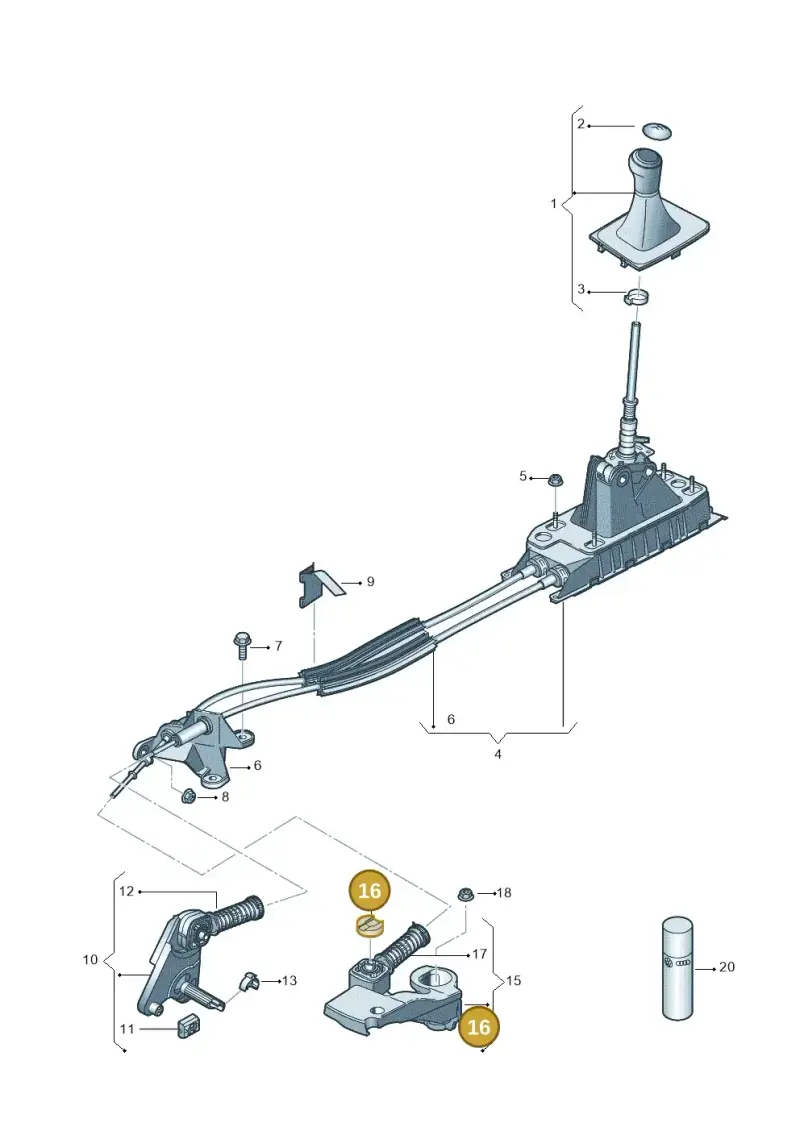 N90815903 — SEAT Arona FR (2017-) diagram 746711200, position 16