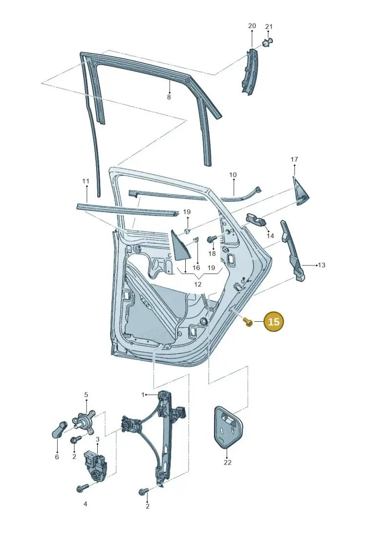 N90829803 — SEAT Leon ST Stylance (2016-2020) diagram 754839600, position 15