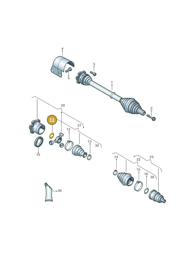 N90834501 — SEAT Alhambra Stylance (2015-2022) diagram 689407550, position 11