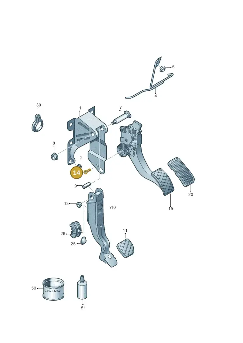N90859903 — SEAT Mii electric (2020-2021) diagram 723721600, position 14