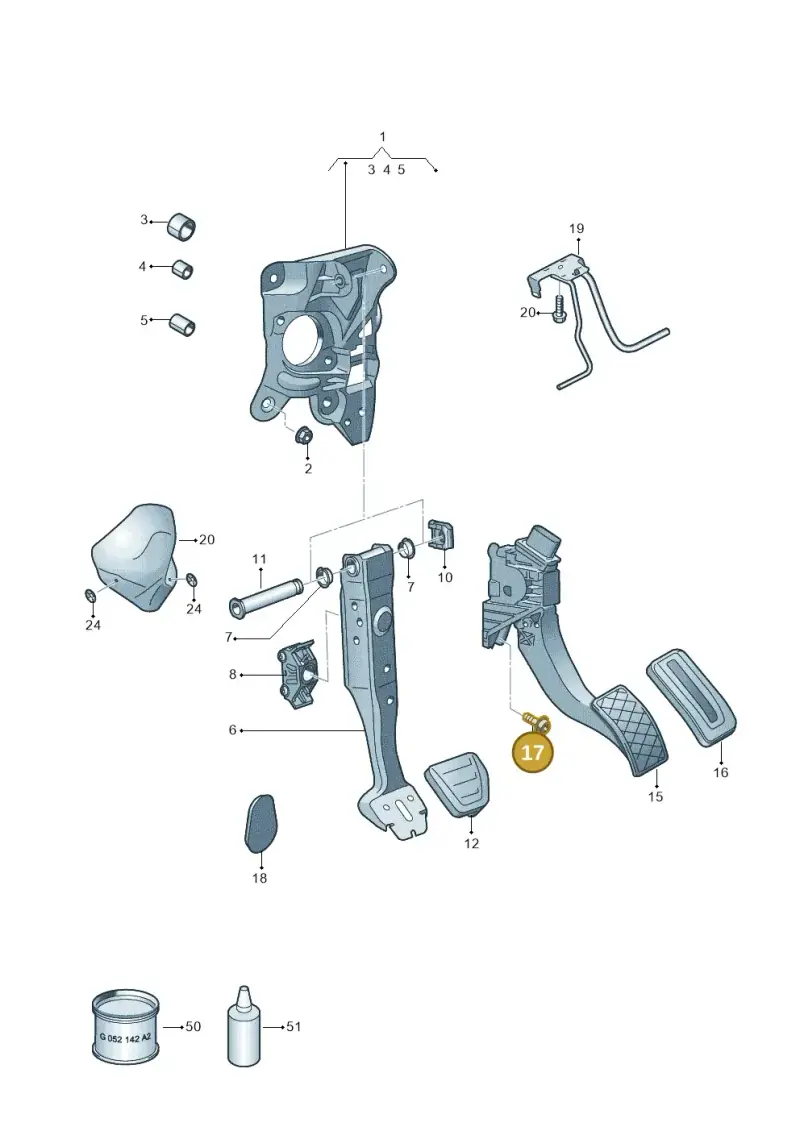 N90859903 — SEAT Arona FR (2017-) diagram 835721700, position 17
