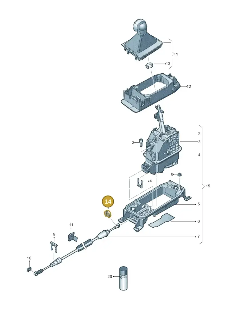 N90895201 — SEAT Leon ST Stylance (2012-2016) diagram 746713210, position 14