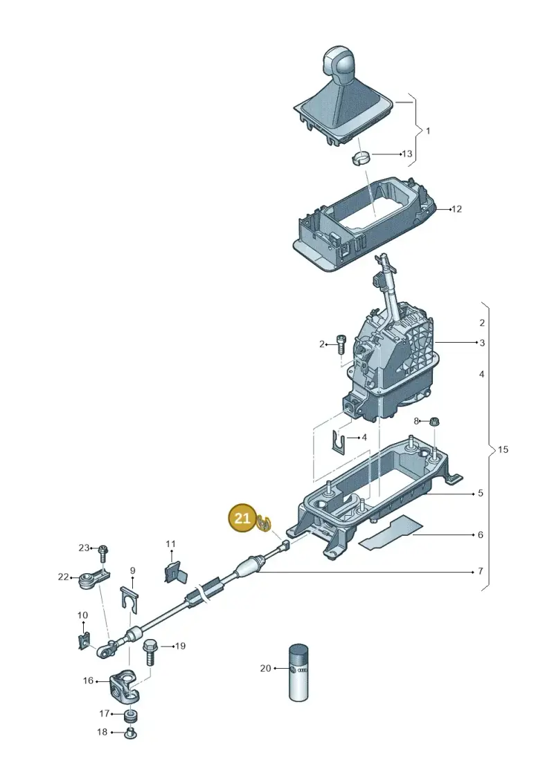 N90895201 — SEAT Ateca Style (2016-) diagram 827713200, position 21