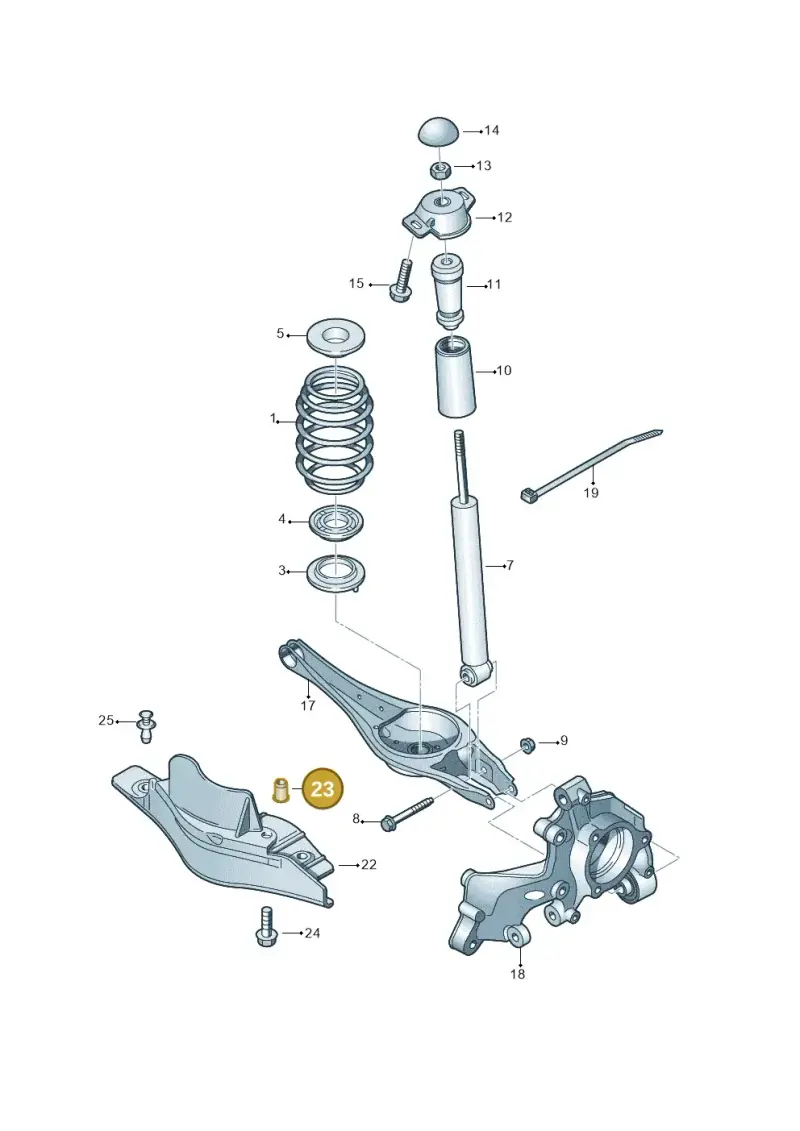 N90920301 — SEAT Formentor TSI CUPRA (2020-) diagram 746511050, position 23