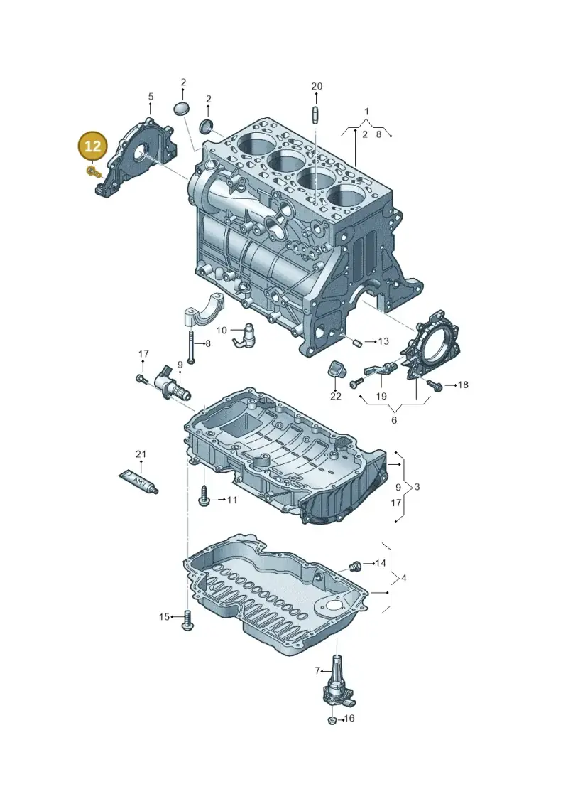 N90945002 — SEAT Formentor TSI CUPRA (2020-) diagram 5h0103036, position 12