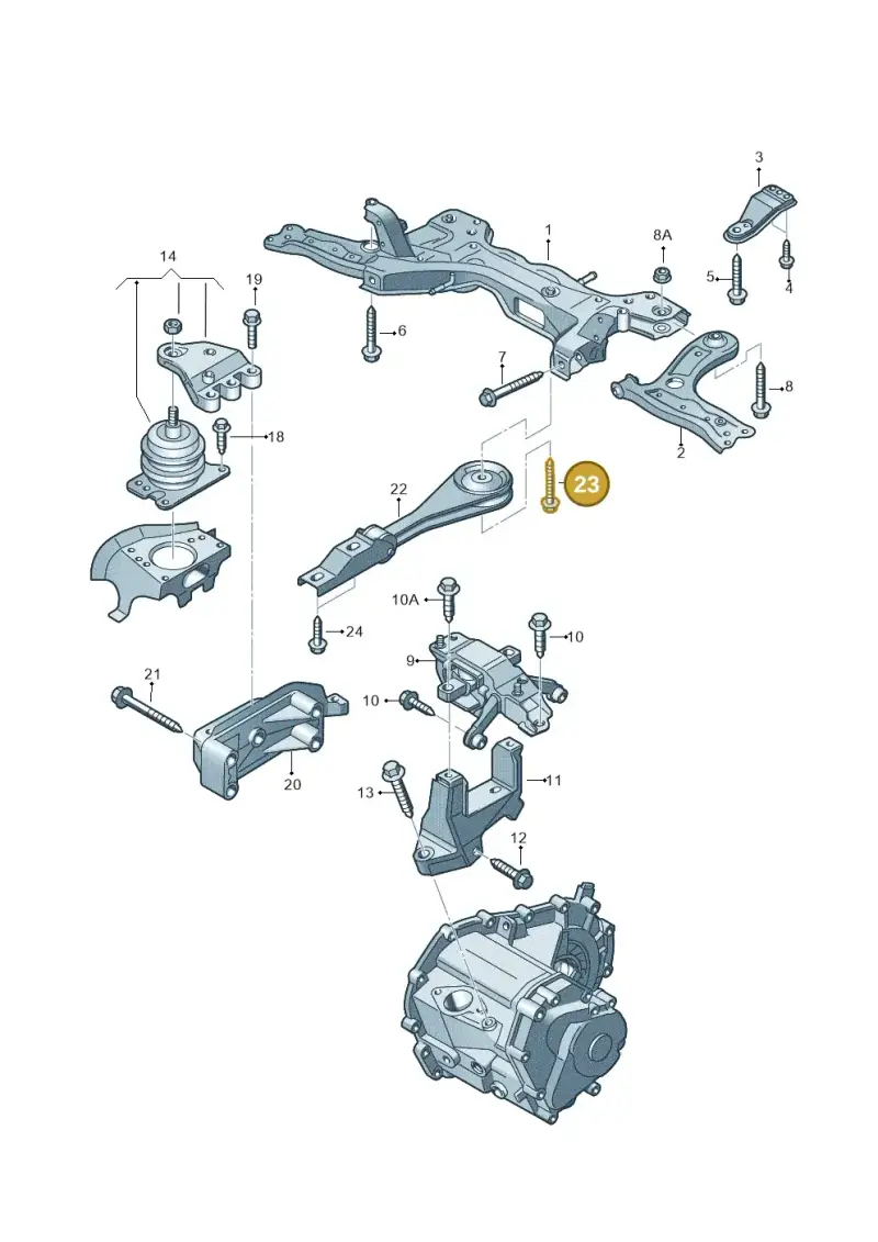 N90983002 — SEAT Toledo Reference (2012-2015) diagram 657199250, position 23