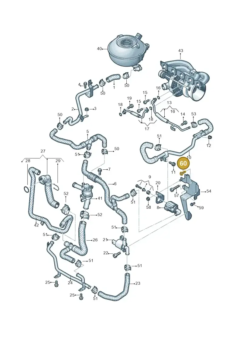 N90986102 — SEAT Formentor TSI CUPRA (2020-) diagram 898121310, position 60