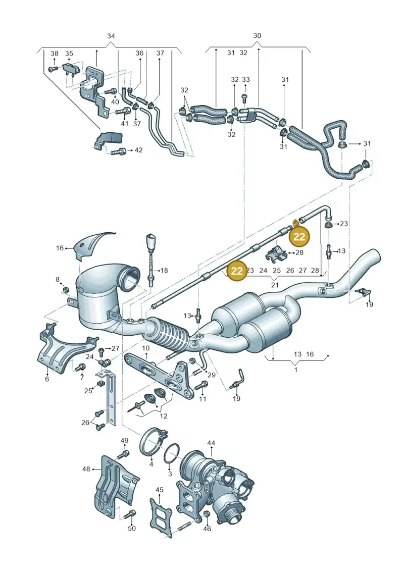 N90986504 — SEAT Leon style (2019-) diagram 597253350, position 22